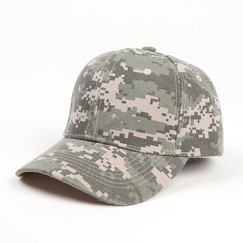 Baseball Cap Men’s Sun Hat Fishing Cap Outdoor CS Camouflage Sun Hat Military Training Sports Group Building Middle-aged Hat