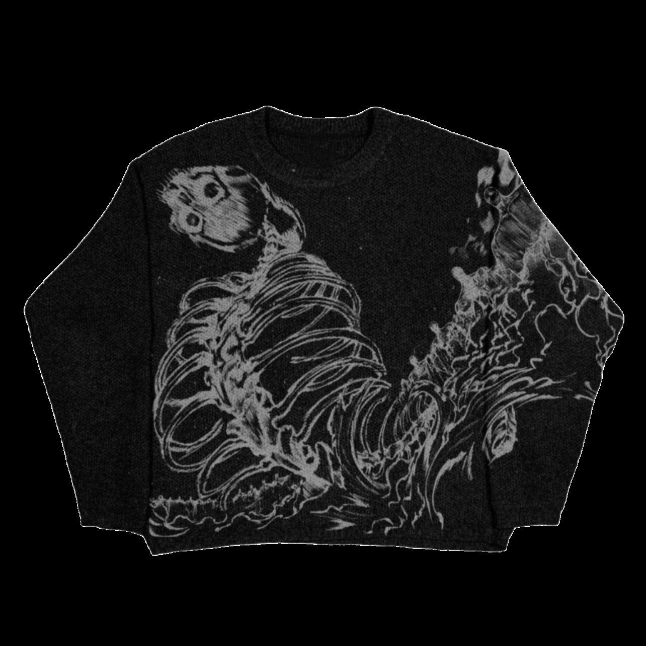 "Rumbling" Knit Black