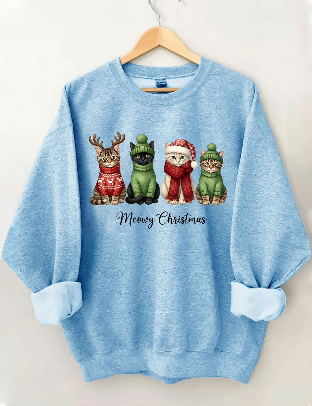 Meowy Christmas Sweatshirt