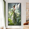 Elfenmädchen - runder Bohrer Diamantmalerei - 40*70cm (große Größe)