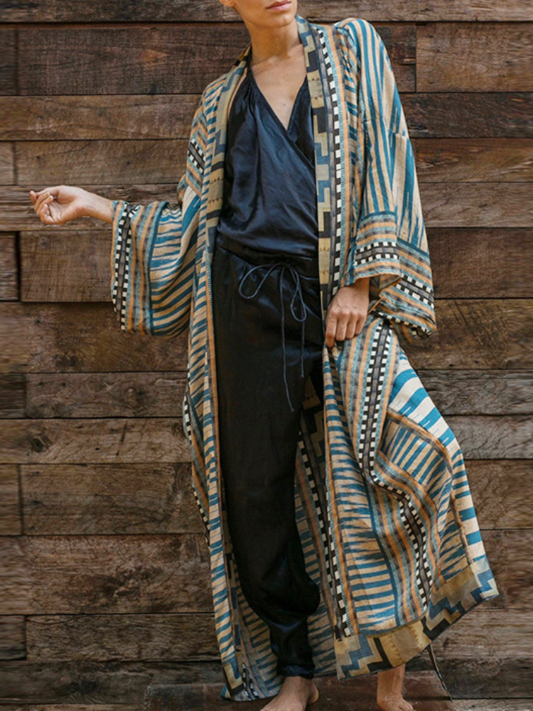 Japanese Kimono Kaftan Robe