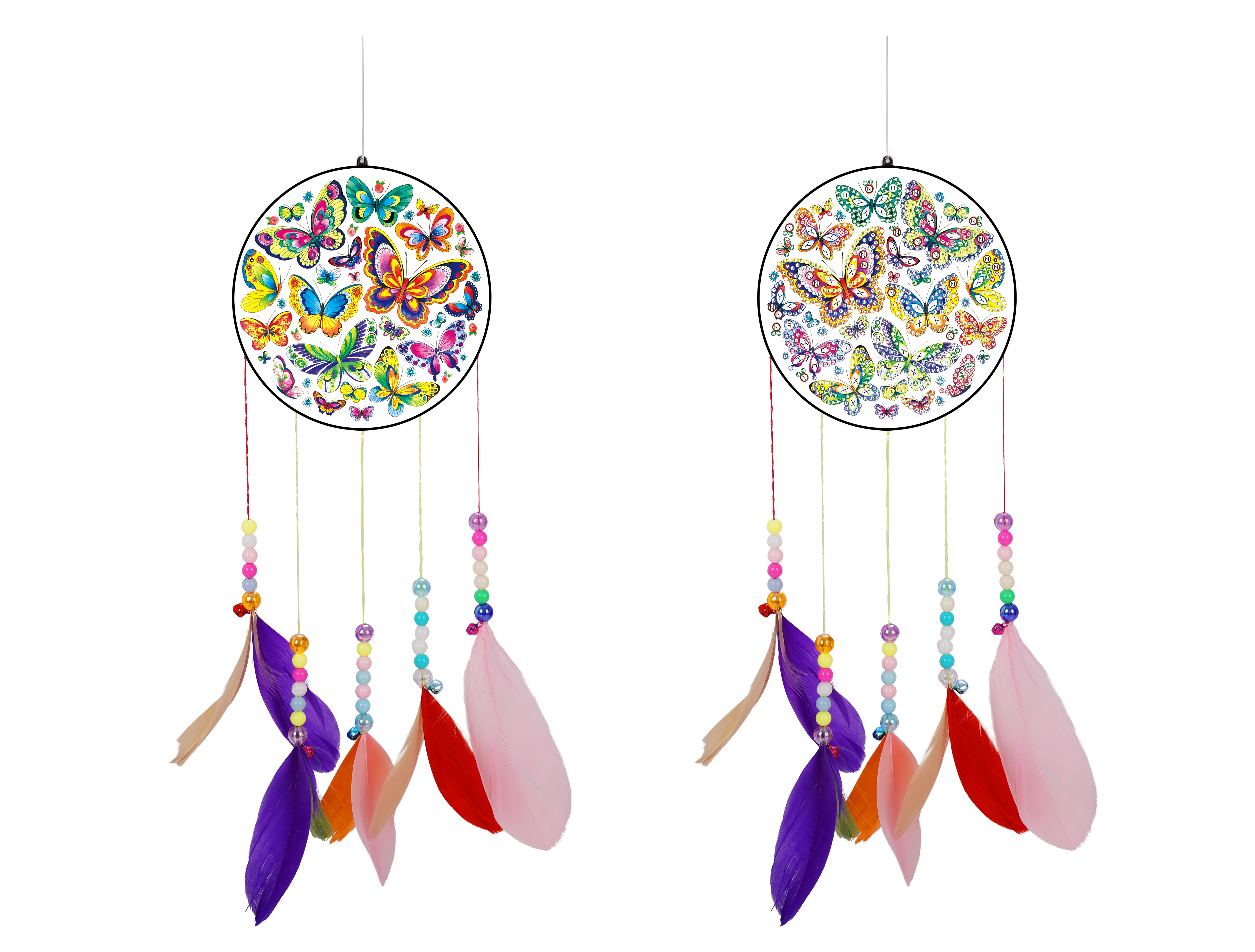 

Butterfly Acrylic Lucky Wind Chime - 5D DIY Craft Pendant, 501 Original