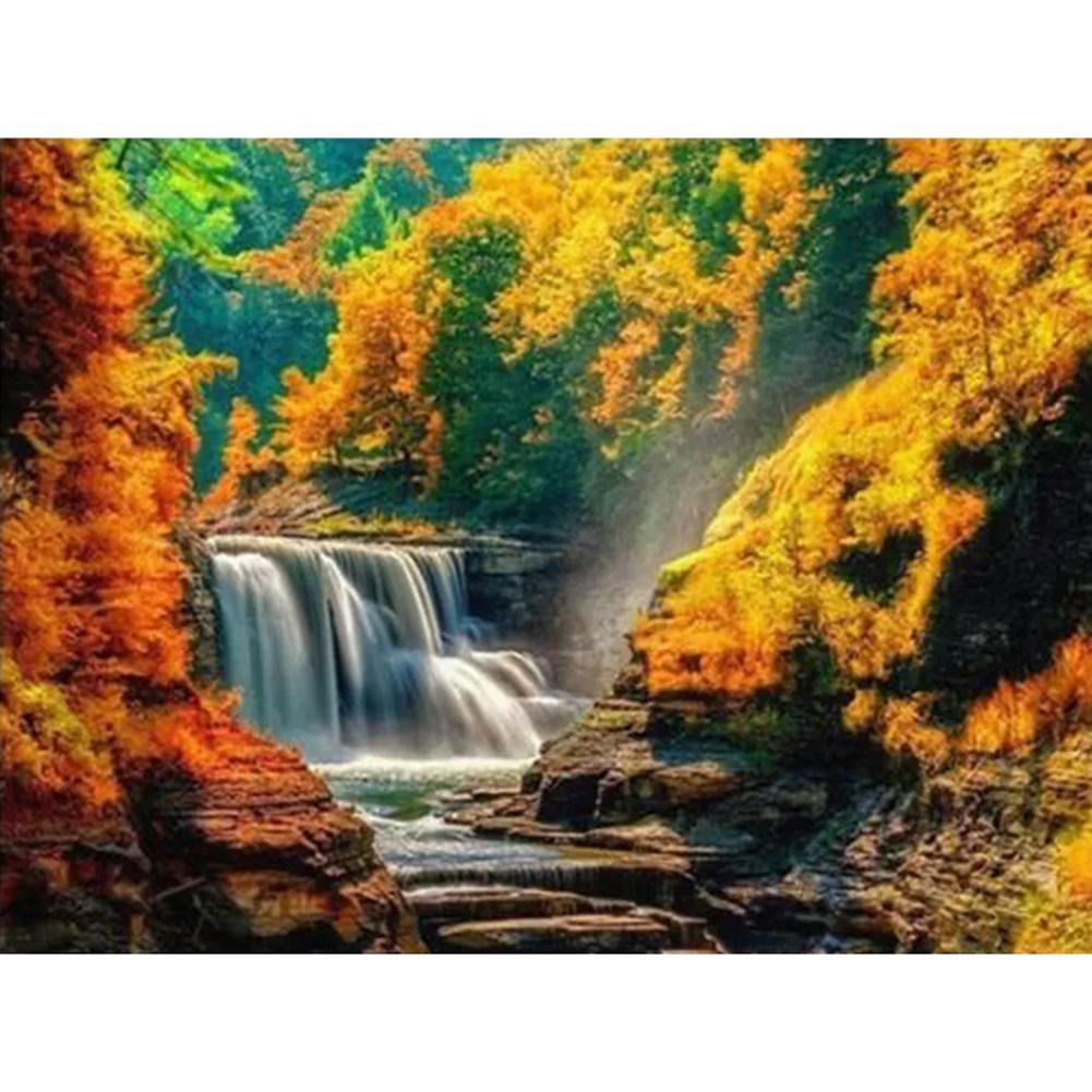 

40x50cm - Paint By Numbers Mountain Scenery, 501 Original
