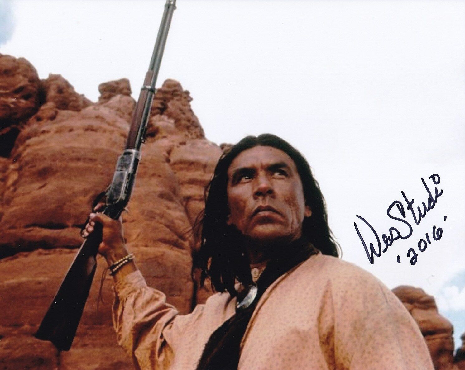WES STUDI Signed Autographed GERONIMO Photo Poster painting