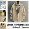 Gioiacombo&trade; Nuova camicia casual a maniche lunghe in cotone da uomo