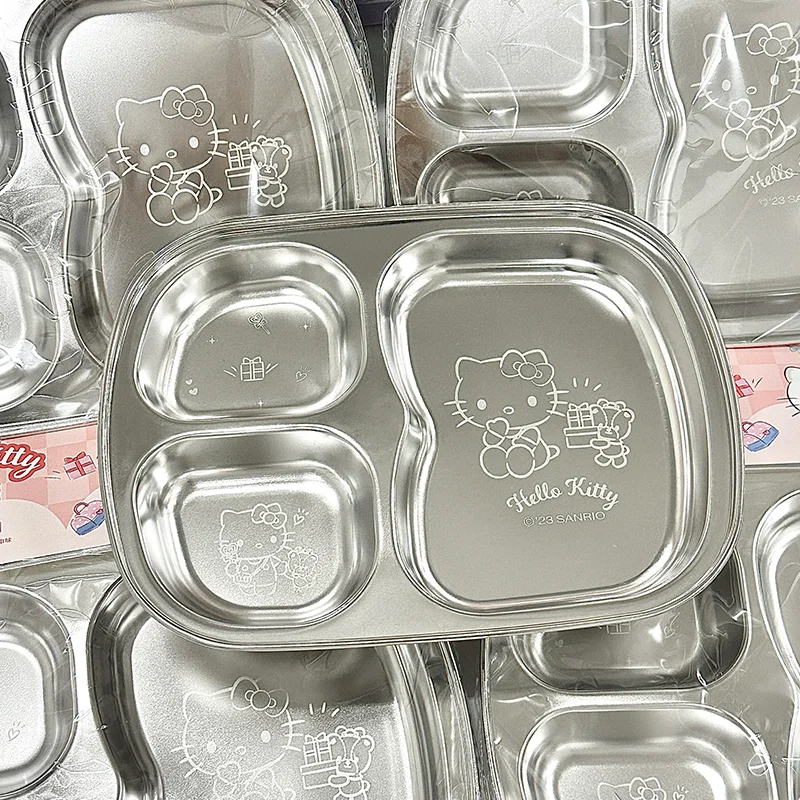 Kawaii Cartoon Characters Cute Metalic Food Plates ON1049