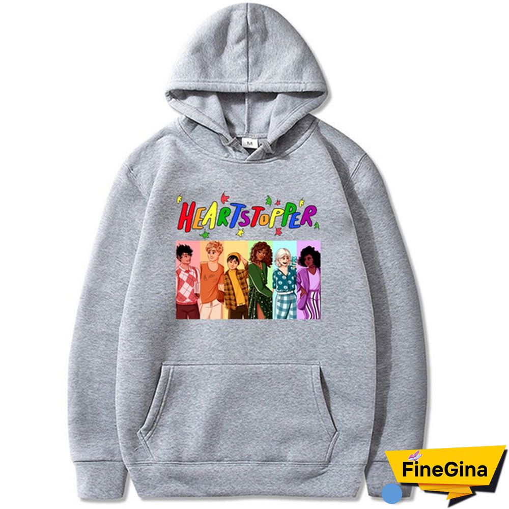 Heartstopper Nick Hoodie Gay Pride June Sweatshirts Cozy Tops Sudadera Felpa Moletom