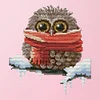 Owl-14CT Stamped Cross Stitch Kit(22*19cm)