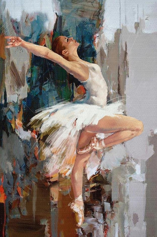 Portrait Dancer Paint By Numbers Kits UK For Adult HQD1314