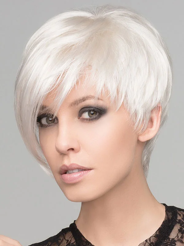 Cute tapered back temperament women's wig