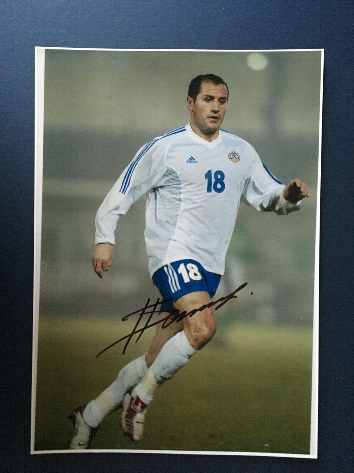 SHEKI KUQI - FINLAND INTERNATIONAL FOOTBALLER - SUPER SIGNED Photo Poster painting