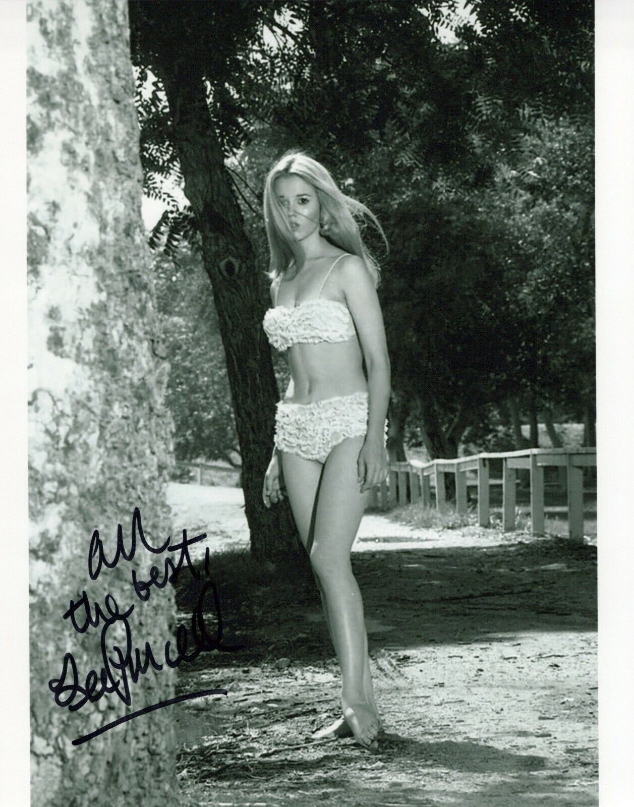 Lee Purcell glamour shot autographed Photo Poster painting signed 8x10 #4