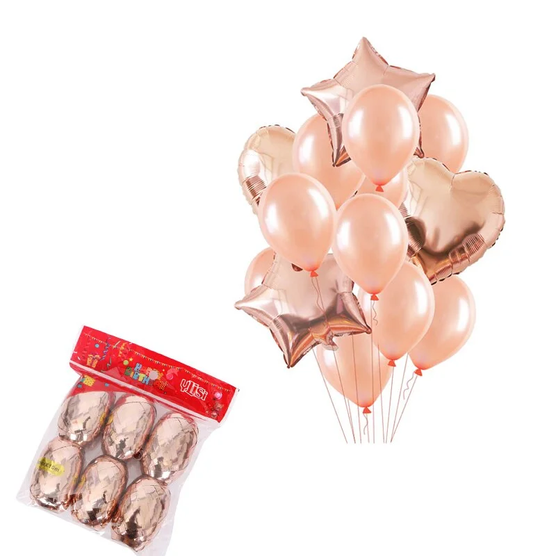 6pcs 5mm*10m Balloon Rope Foil Balloon Laser White Rose Gold Ribbon Wedding Birthday Party Decoration Air Balloon Wrapping Tap