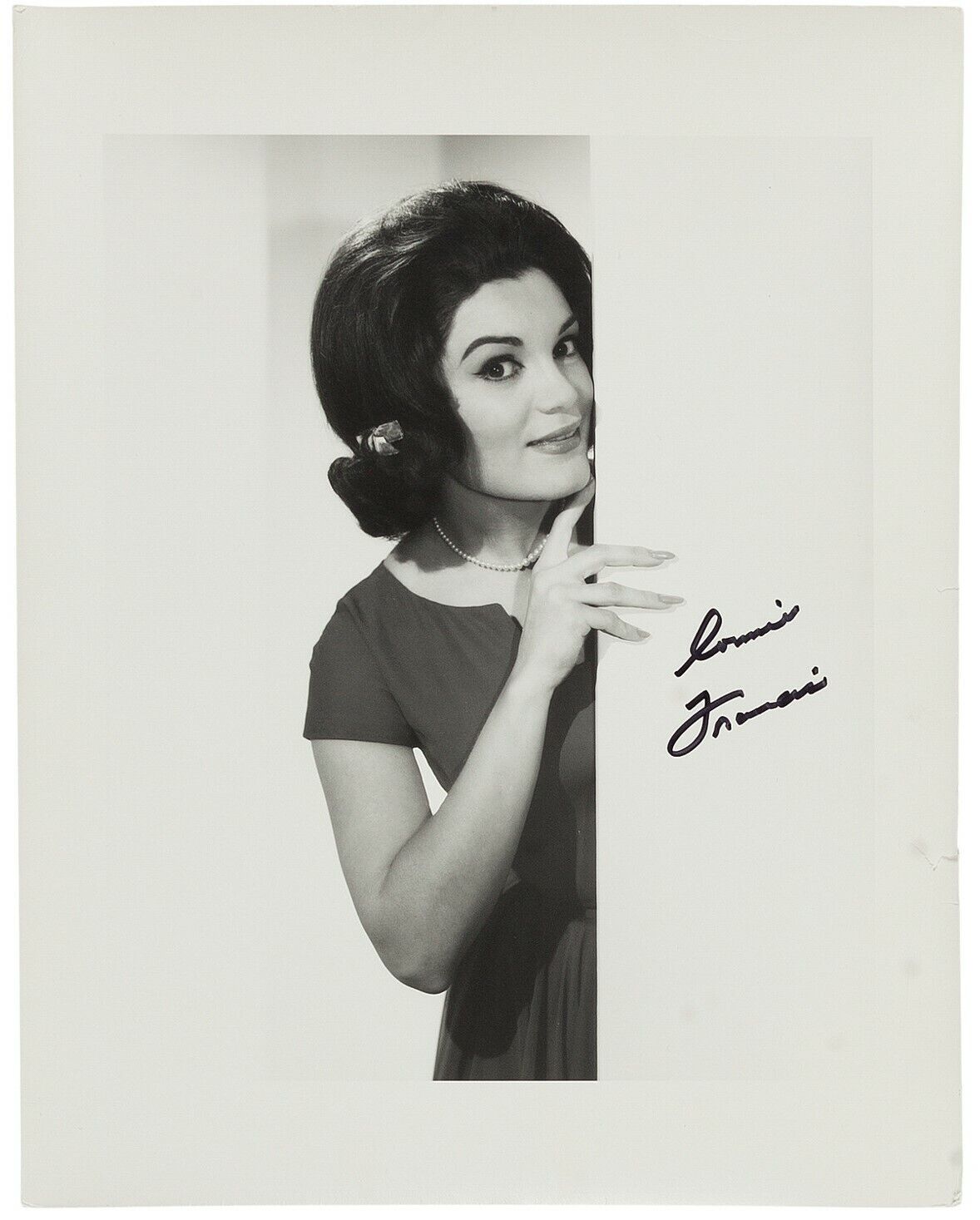 CONNIE FRANCIS Signed Photo Poster paintinggraph - Film & TV Actress & Singer - Preprint