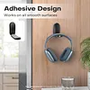 Headphone Stand Under Desk Magnetic Foldable Adhesive Headphone Holder Hook Mount for Computer/Gaming Headsets Headphones