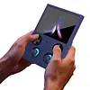 Silicone Protective Case for ANBERNIC RG477V Handheld Game Console Washable Soft Silicone Cover with Lanyard Includes 4 Button Caps Anti-Scratch