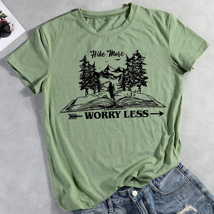 PSL Hike more worry less Hiking Tees - 011563