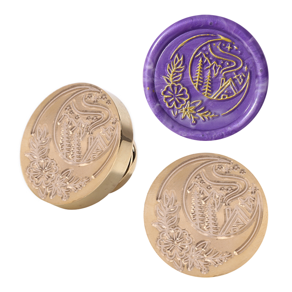 

30mm Moon Sealing Wax Stamp Head - Wax Seal Stamp, 501 Original