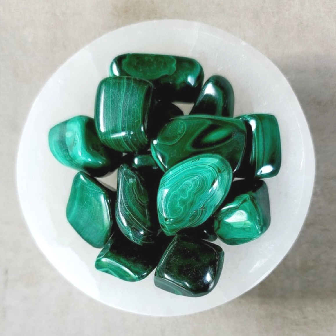 Malachite Tumbled Stone