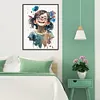 【Clearance Sale】Little Girl Wearing Glasses-Paint by Numbers Acrylic Painting 40*50CM