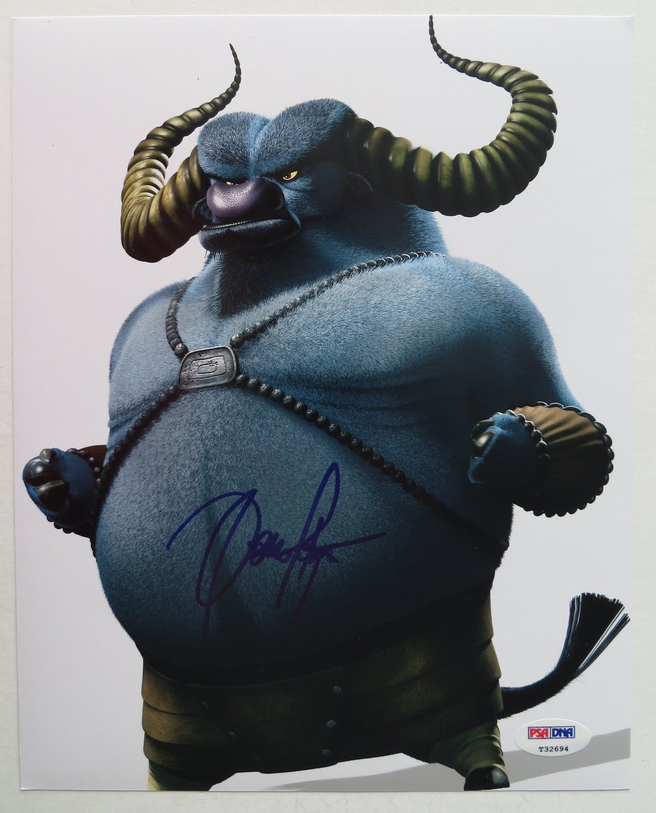 Dennis Haysbert Signed Kung Fu Panda Authentic 8x10 Photo Poster painting (PSA/DNA) #T32694