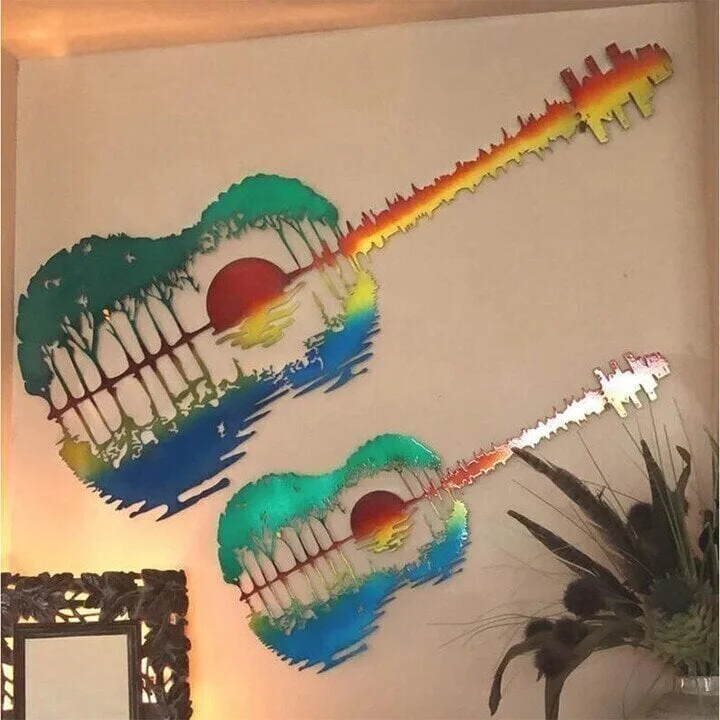NEW YEAR SALE 40% OFF-Guitarist Art&#127928;MEGRAIDANTM? Handmade Abstract Guitar Metal-BUY 2 FREE SHIPPING
