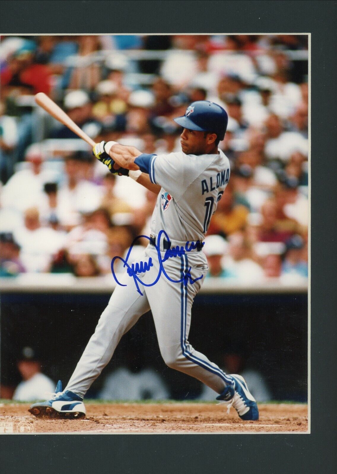 Roberto Alomar Blue Jays HOF Signed Autographed Matted 8x10 Glossy Photo Poster painting COA