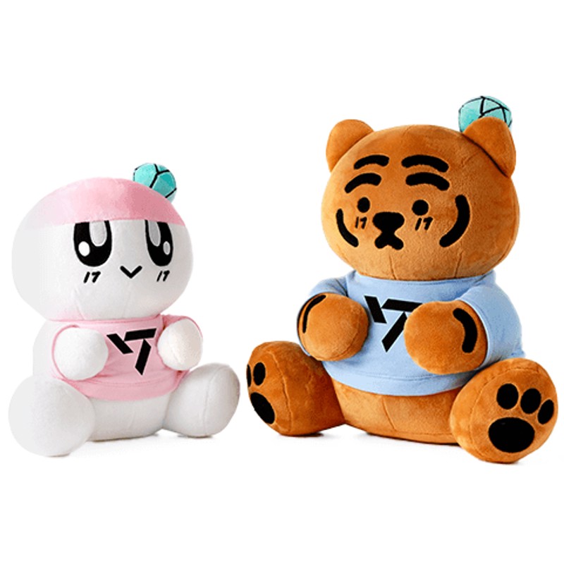 SEVENTEEN BONGBONGEE X MUZIKTIGER Plush Toy Set officialsvtshop