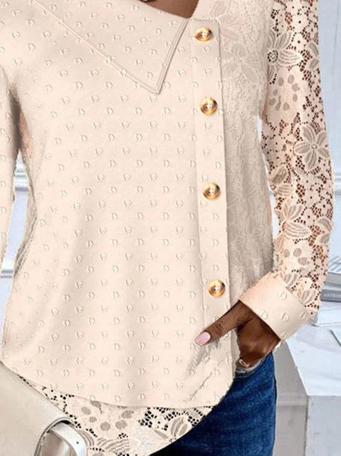 Women Half Sleeve V-neck Solid Color Dress