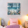 Seaside Wood Panel Painting-11CT Stamped Cross Stitch 40*40cm