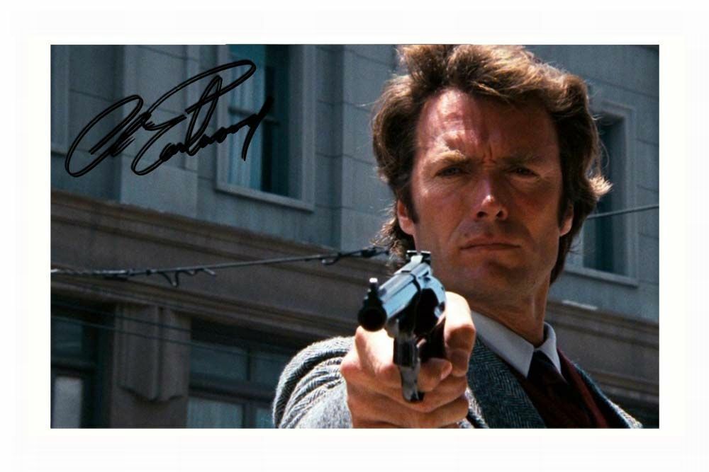 CLINT EASTWOOD AUTOGRAPH SIGNED Photo Poster painting POSTER