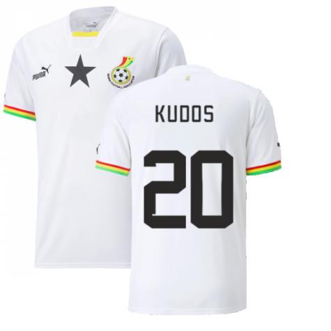 Maillot Ghana Mohammed Kudus 20 Domicile Coupe du monde 2022