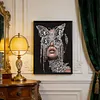 Crystal Butterfly Fringe Mask Special Shaped 5D DIY Partial Drill Diamonds Dots Gem Art Kits 11.81x15.75Inch Diamond Dots Paintings Diamonds Paintings Gem Art for Adults Beginners Home Decor