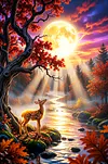 Luxury AB Velvet Diamond Painting Kit - Landscapes