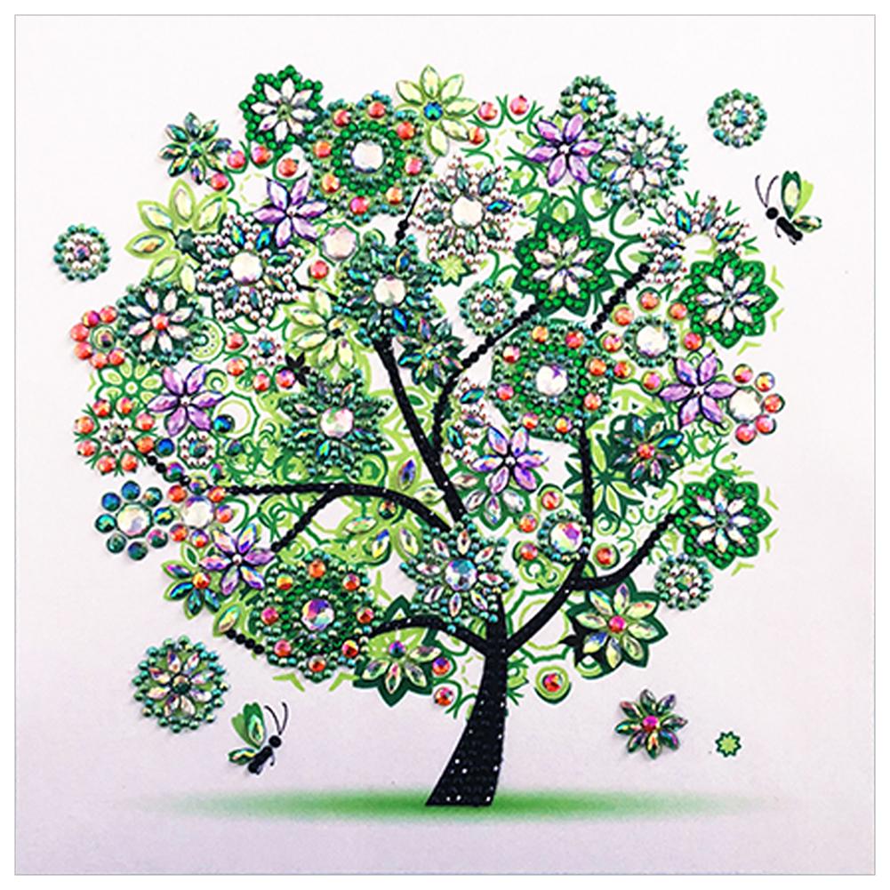 

30*30CM - Tree Spring - Special Shaped Diamond Painting, 501 Original