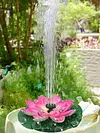 Lotus Shape Pond Decoration 2.5W Solar Powered Fountain Pump Bird Bath Fountains