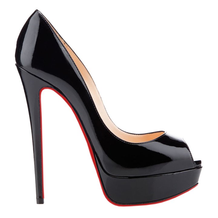 6" Platforms Sky High Heels Pumps Red Bottom Shoes-MERUMOTE