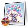Diamond Painting-5D Full Round Drill Elephant