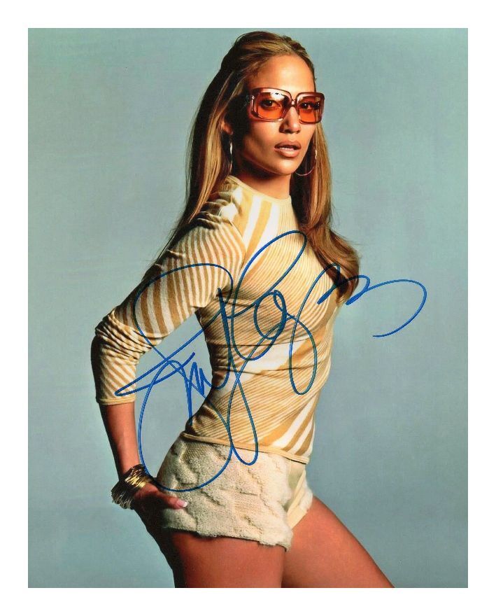 JENNIFER LOPEZ AUTOGRAPHED SIGNED A4 PP POSTER Photo Poster painting PRINT 22