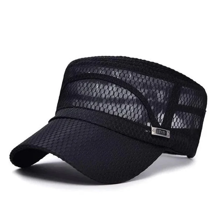 Summer Quick Dry Breathable Outdoor Hat For Men Flat Top Baseball Caps Women Outdoor Army Cap Mesh Breathable Casquette Militair