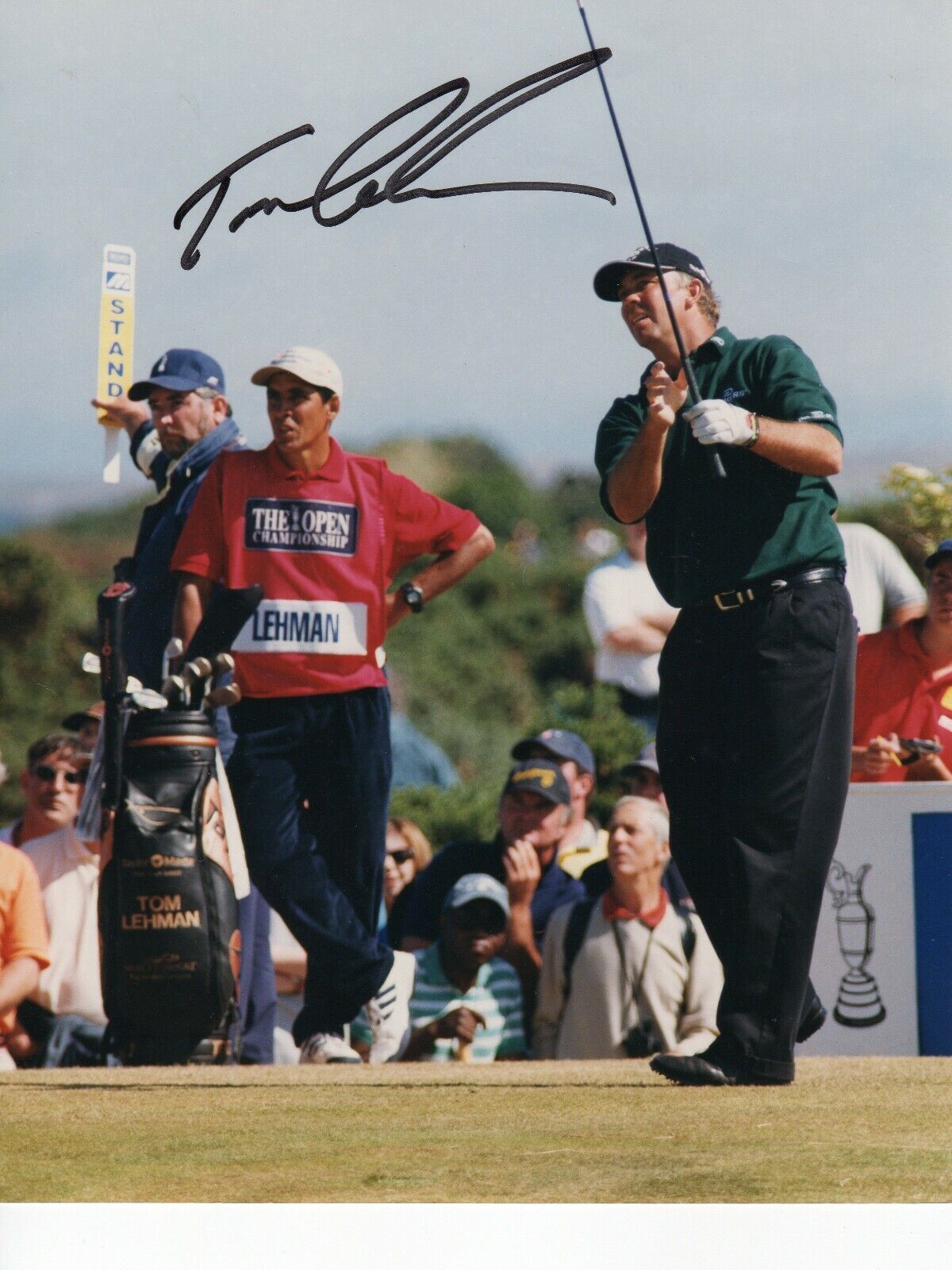 TOM LEHMAN AUTOGRAPH, GOLF, SPORT