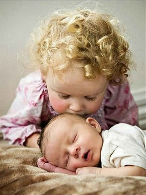 Lovely Baby Sleeping Posters Shows Baby's Emotion Pictures Printed Wall Art Canvas Paintings Home  Children Room Decoration Gift