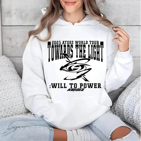 2025 ATEEZ World Tour Towards the Light: Will to Power Design Hoodie