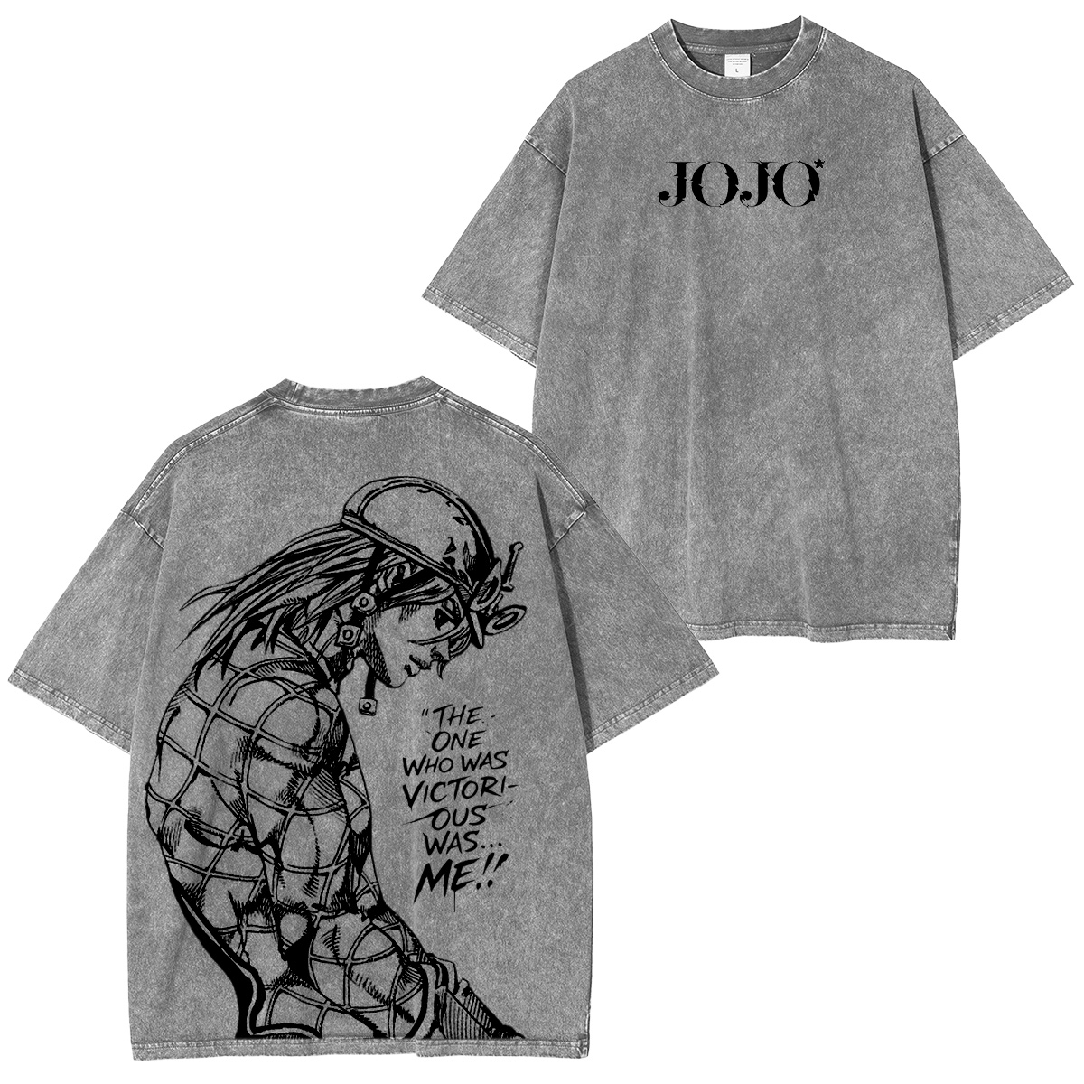 JoJo's Bizarre Adventure Vintage washed T-shirt
