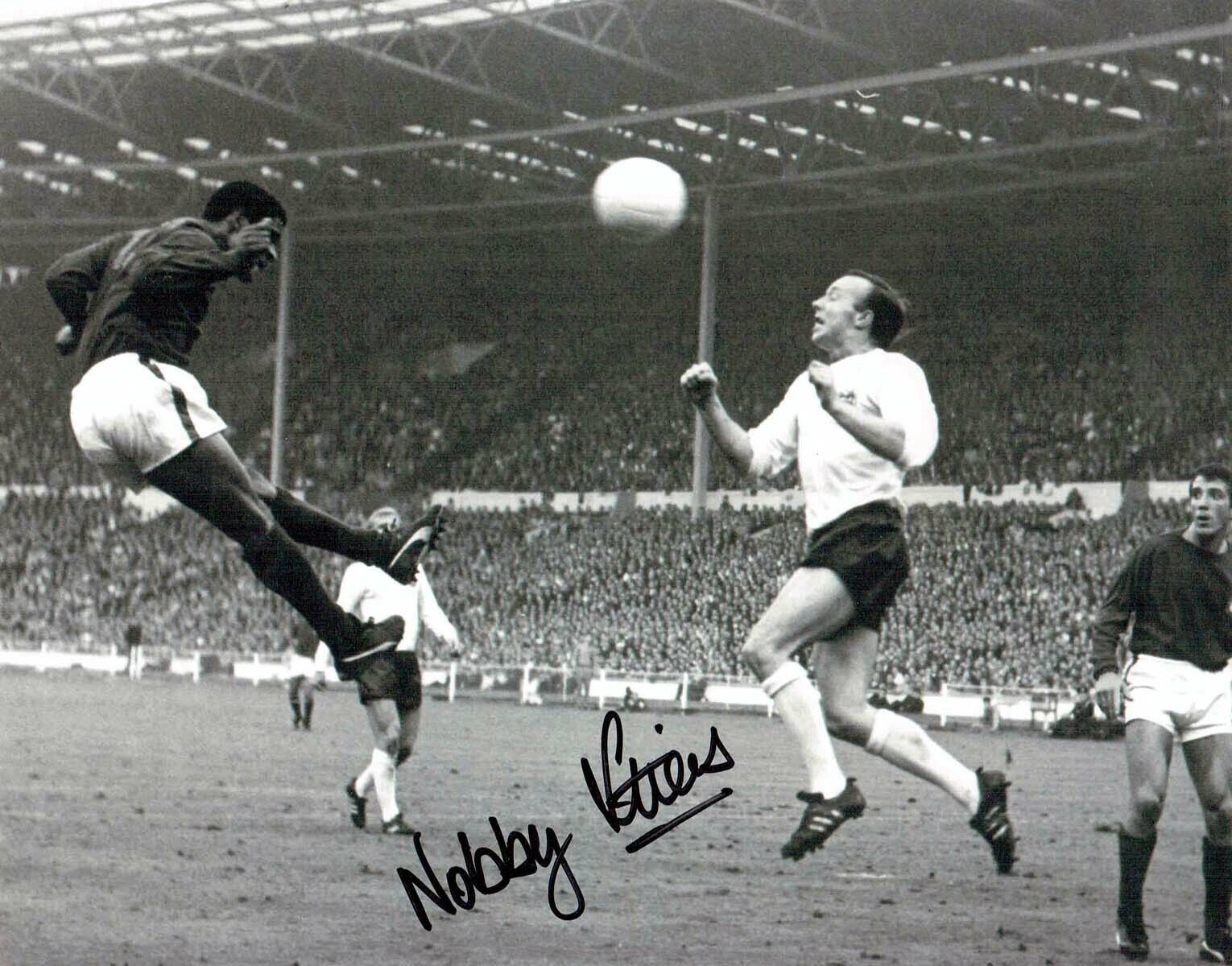 Nobby STILES ENGLAND World Cup 1966 Autograph Signed Portugal Photo Poster painting AFTAL RD COA