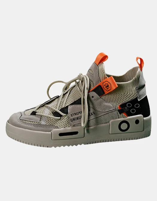 Lifestyle Gray Stylish Sneakers Techwear Shop
