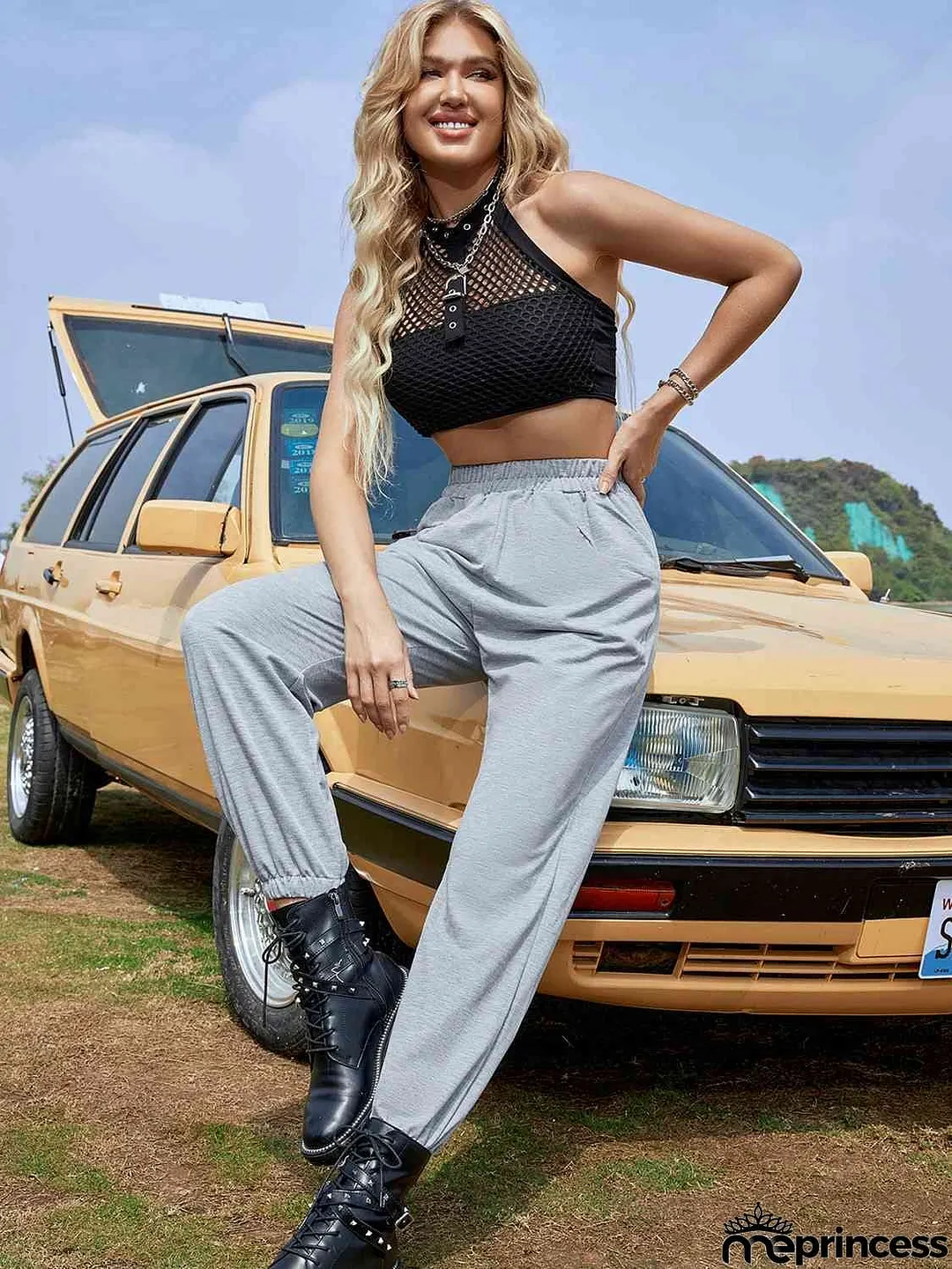 Elastic Waist Sweatpants