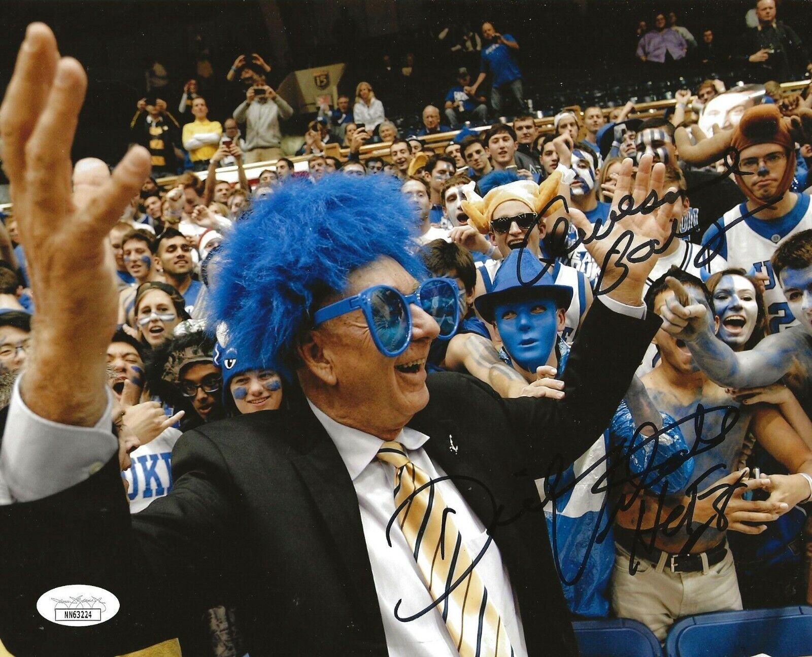 Dick Vitale signed Basketball 8x10 Photo Poster painting autographed Dickie V HOF 2 JSA