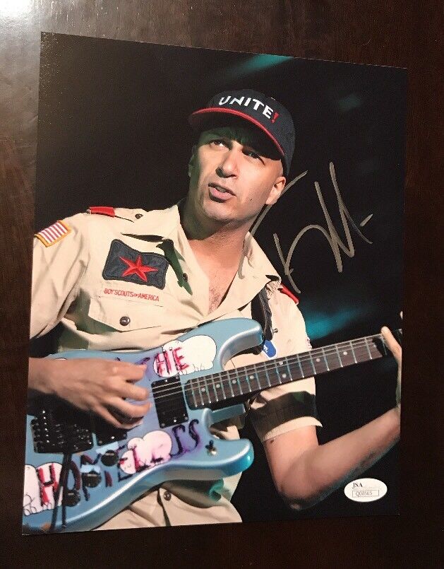 Tom Morello signed Rage Against the Machine 8X10 AUTOGRAPHED Photo Poster painting JSA Q00565