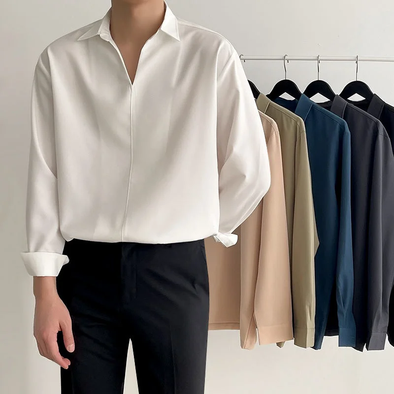 Rt No. 2564 V-neck Collar Shirt